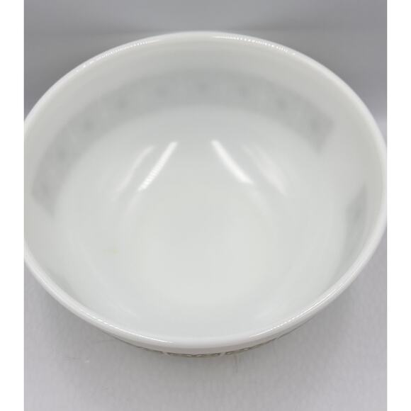 Vintage PYREX 404 Verde Autumn Floral Glass Mixing Bowl 4 Qt - Picture 3 of 7